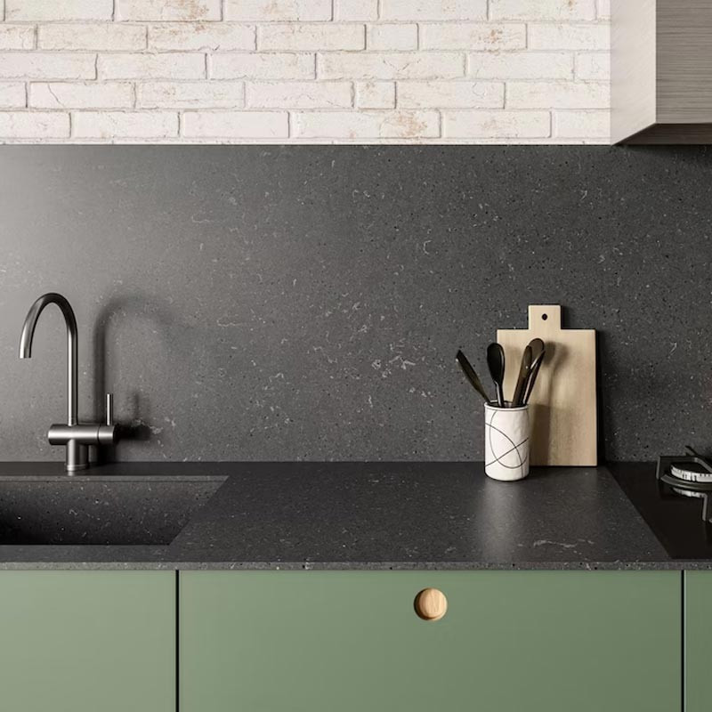 Plan de travail en Quartz Silestone Cinder Craze